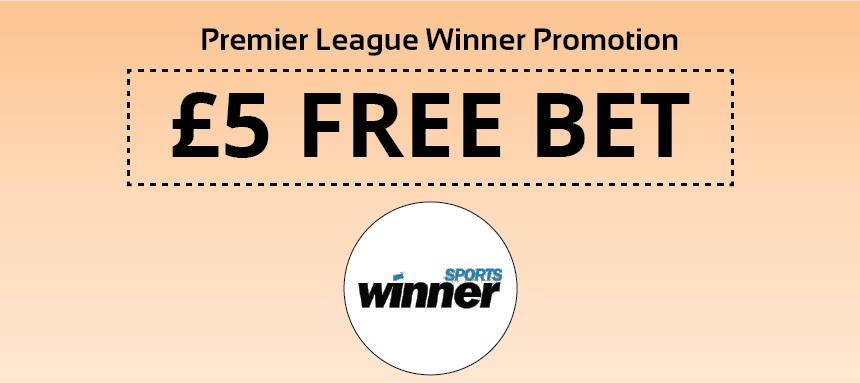 £5 Free Bet promotion at Winner